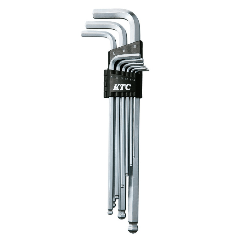 KTC ボールポイント L型 ロング六角棒レンチ セット HL259SP