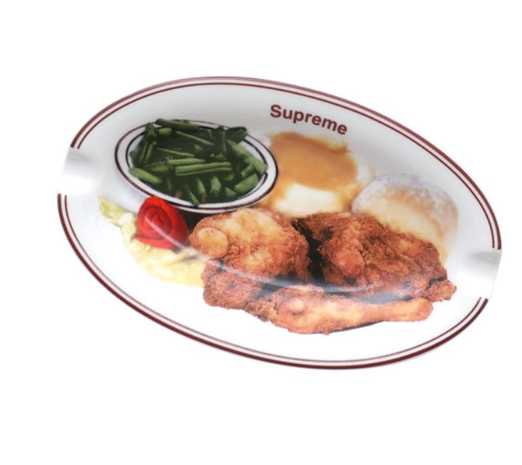 SUPREME Chicken Dinner Plate Ashtray 18SS