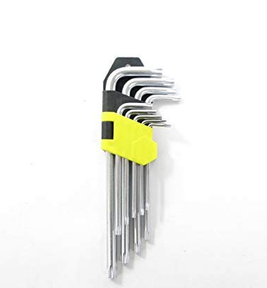 トルクスキーレンチ 9本組 TORX ロング