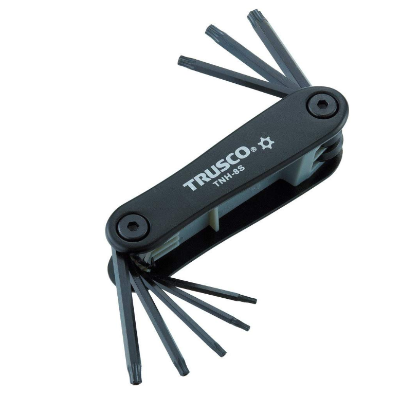 TRUSCO(トラスコ) ヘックスローブレンチセット ナイフ式 TNH8S