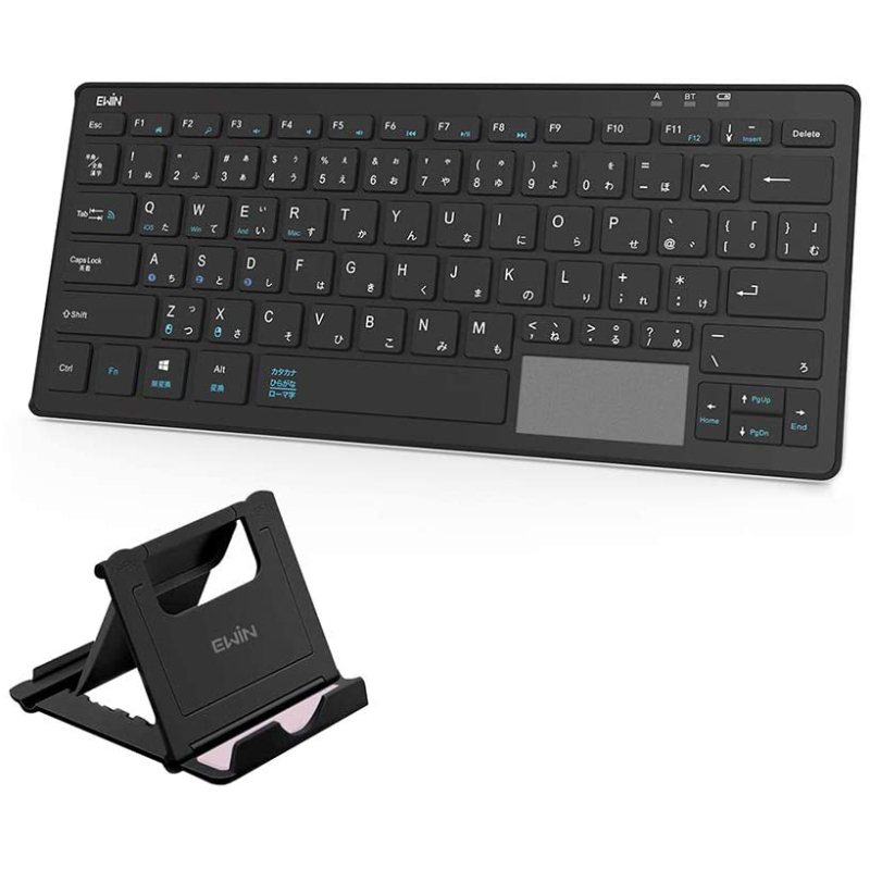 EWIN ワイヤレスキーボード タッチパッド付