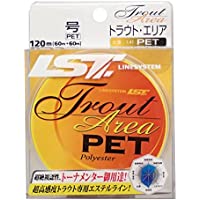 ラインシステム(LINE SYSTEM) TROUT AREA(トラウトエリア)PET 120m 0.4号 イエロー