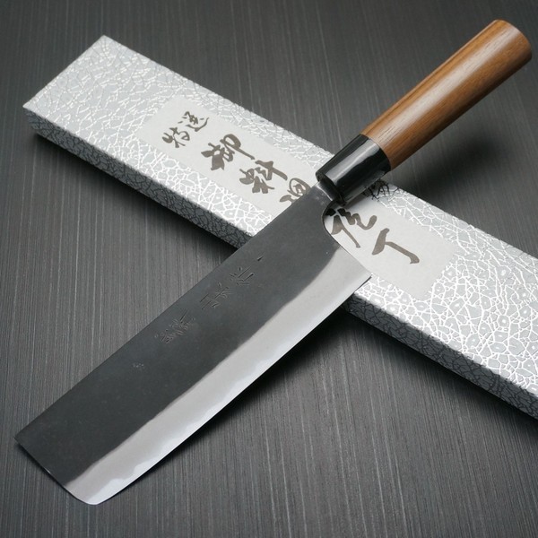 山本打刃物 越前打刃物 安来鋼青紙2号 菜切り包丁 165mm