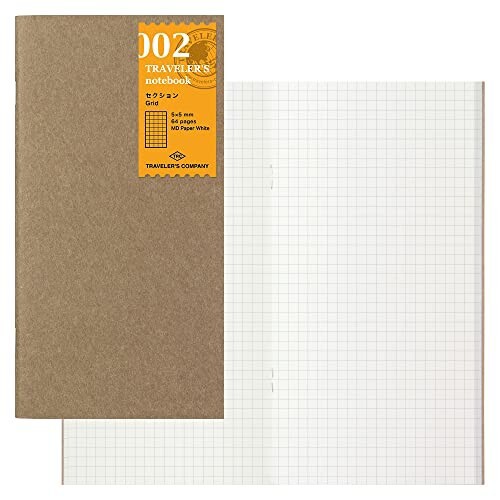トラベラーズカンパニー トラベラーズノート リフィル 方眼 2冊パック レギュラーサイズ 14246006-2P