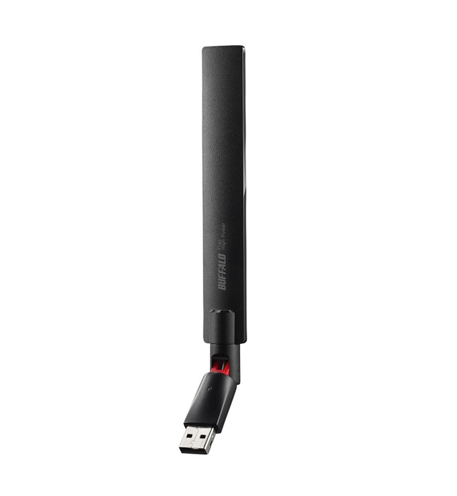 BUFFALO 11ac/n/a/g/b 433Mbps USB2.0用 無線LAN子機 WI-U2-433DHP