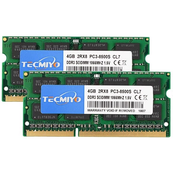 ノートPC用 メモリ DDR3 8500 PC3-8500