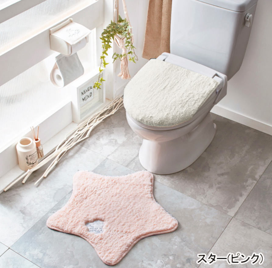 メリージェラート マットが選べるトイレマット2点セット