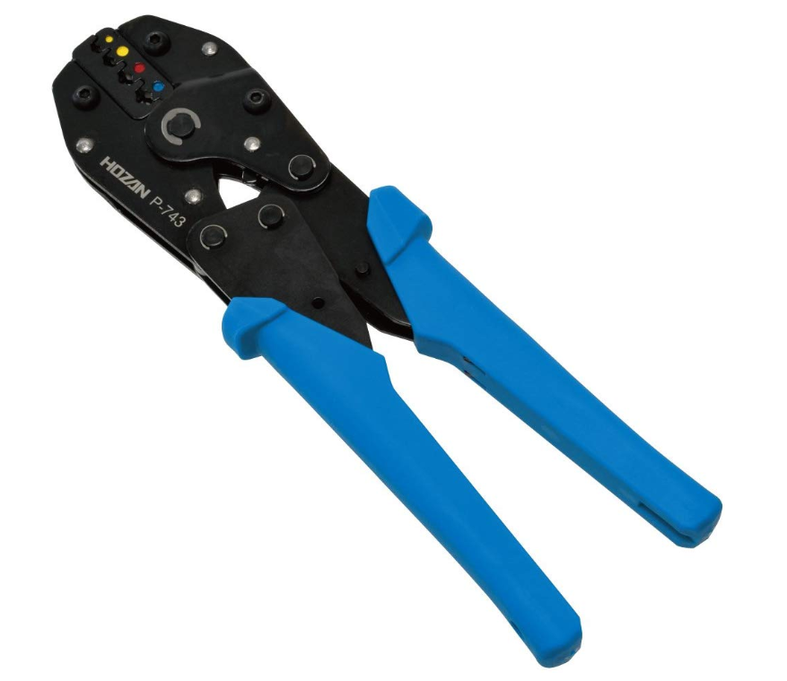 ホーザン 圧着工具(絶縁被覆付圧着端子用)P-743
