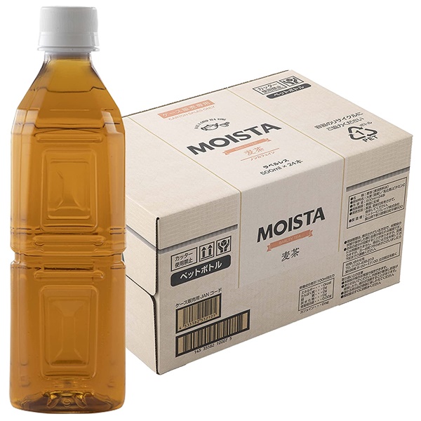 MOISTA ラベルレス 麦茶500ml ×24本 B092R5X6L4