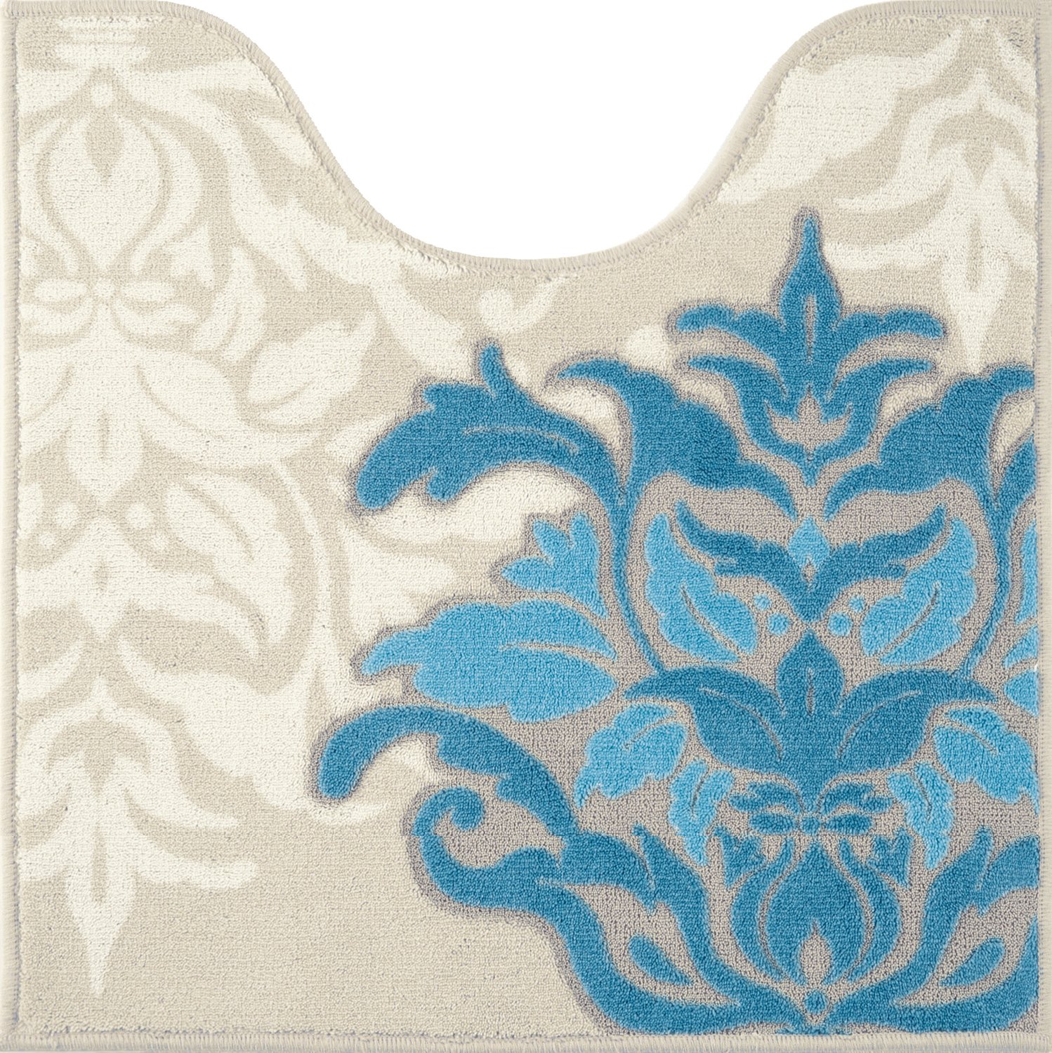 センコー DECORMUSEE サミーラ ダマスク模様 トイレマット 31928