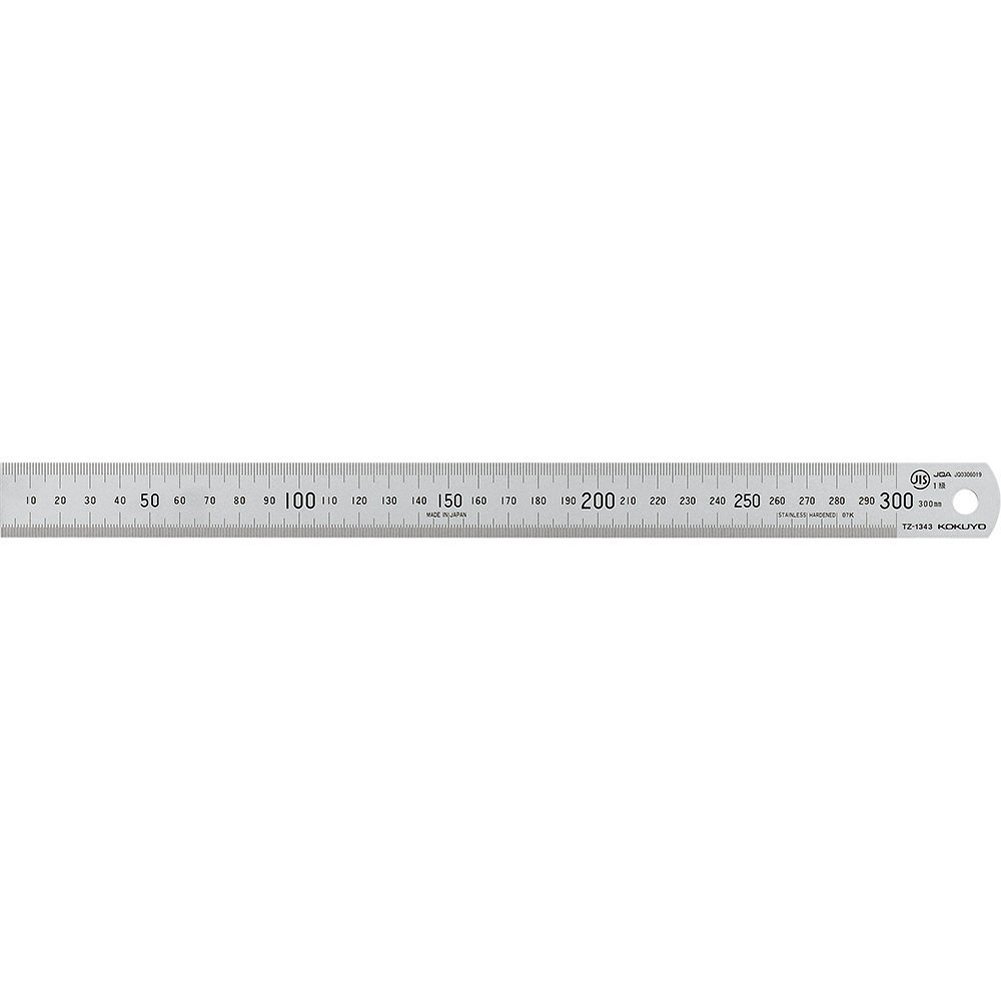 コクヨ ステンレス直定規 30cm TZ-1343