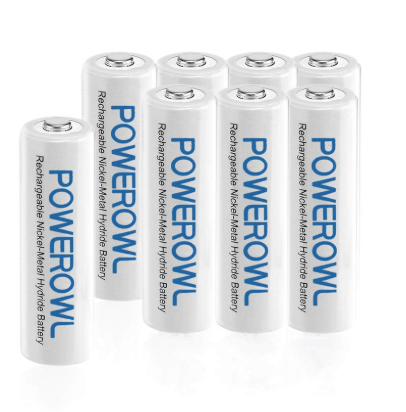 Powerowl 単4形充電式ニッケル水素電池8個セット