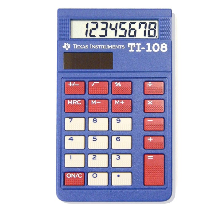 銀座吉田 テキサスインスツルメンツ 電卓 TI-108